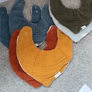 fabelab muslin bib bundle